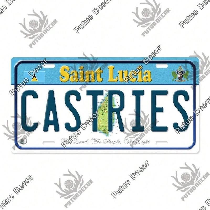 Arkansas USA Metal Wall Sign, Vintage State Decor 15x30cm