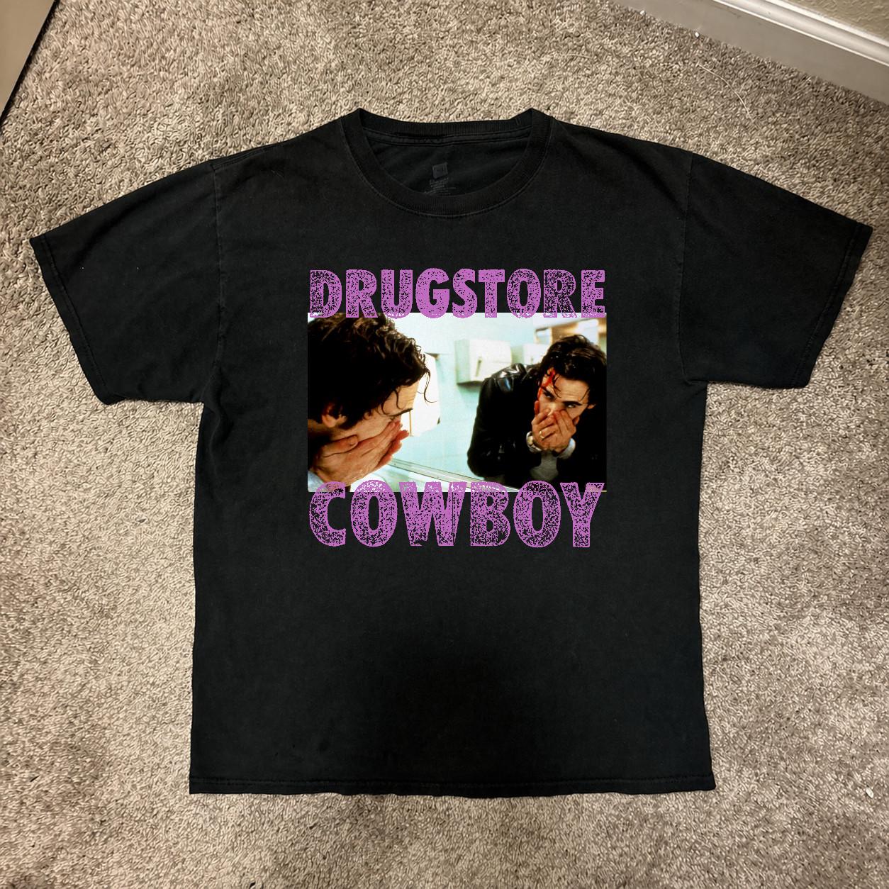 Drugstore Cowboy Movie T-Shirt - Classic Film Graphic Tee S разноцветный
