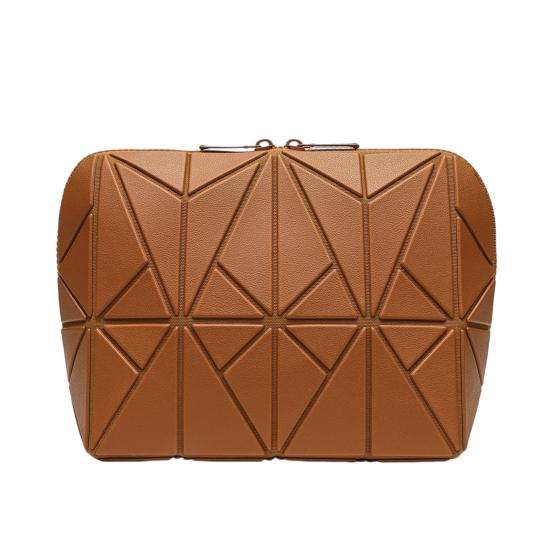 

Дорожня косметичка Складна сумка для макіяжу Водонепроникний органайзер для туалетного приладдя Сумка для зберігання з відділеннями для засобів догляду за шкірою, інструментів для макіяжу та туалетного приладдя B коричневий