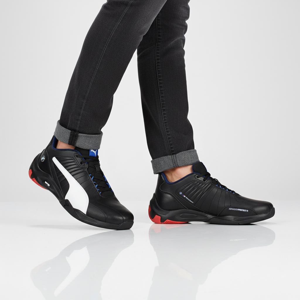 Puma BMW M Motorsport - Kart Cat Nitro - Men's Sneakers Shoes Black 307487-05 ORIGINAL