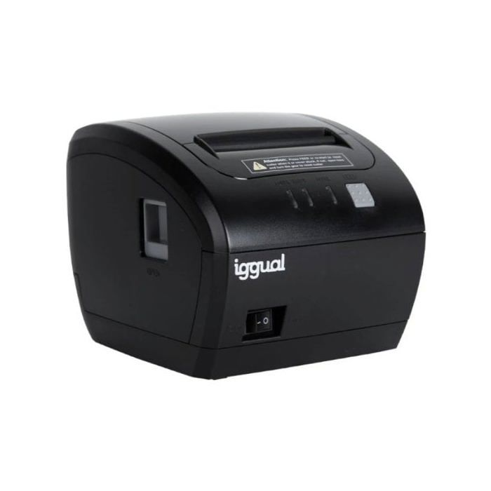 Iggual TP EASY 80 Impresora Térmica de Tickets USB+RJ11 WiFi Negra