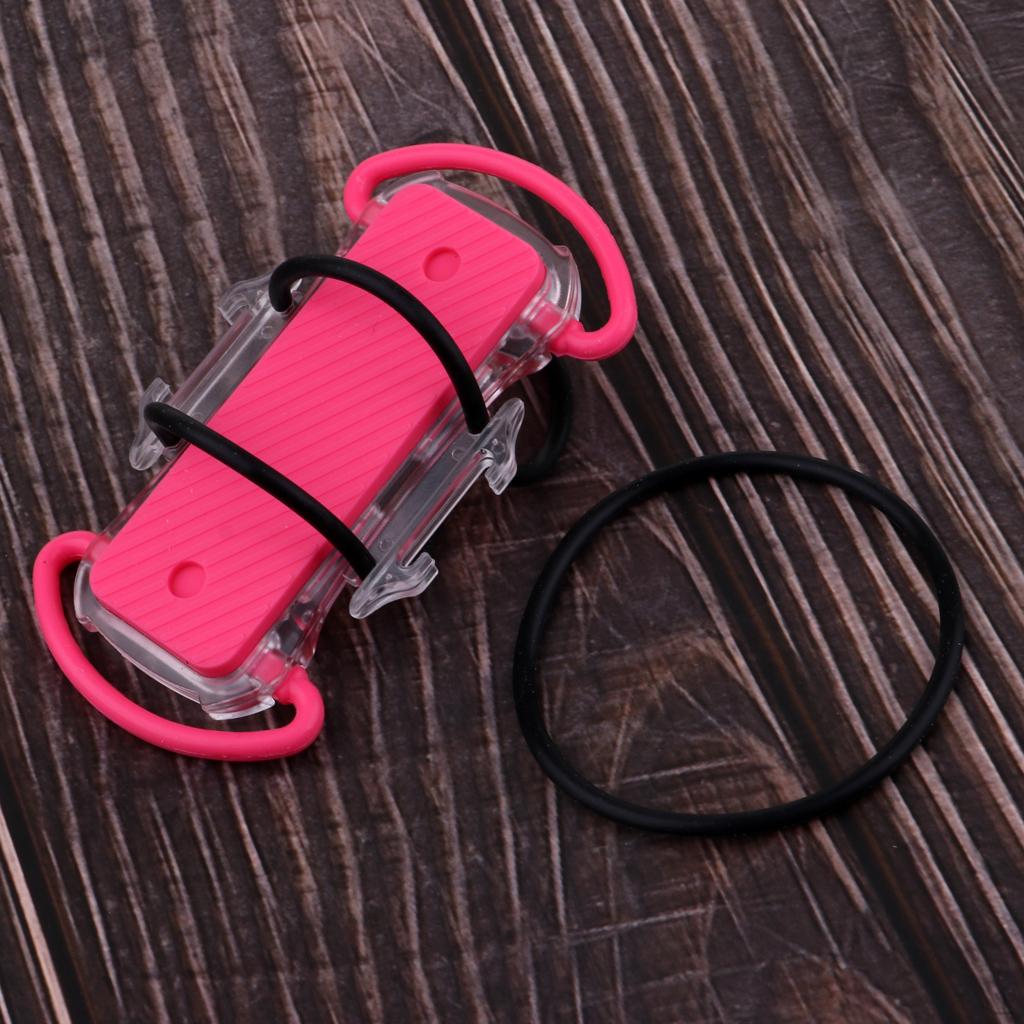 Phone Holder Mounting Bracket Motorcycle Backpack Flashlight розовый