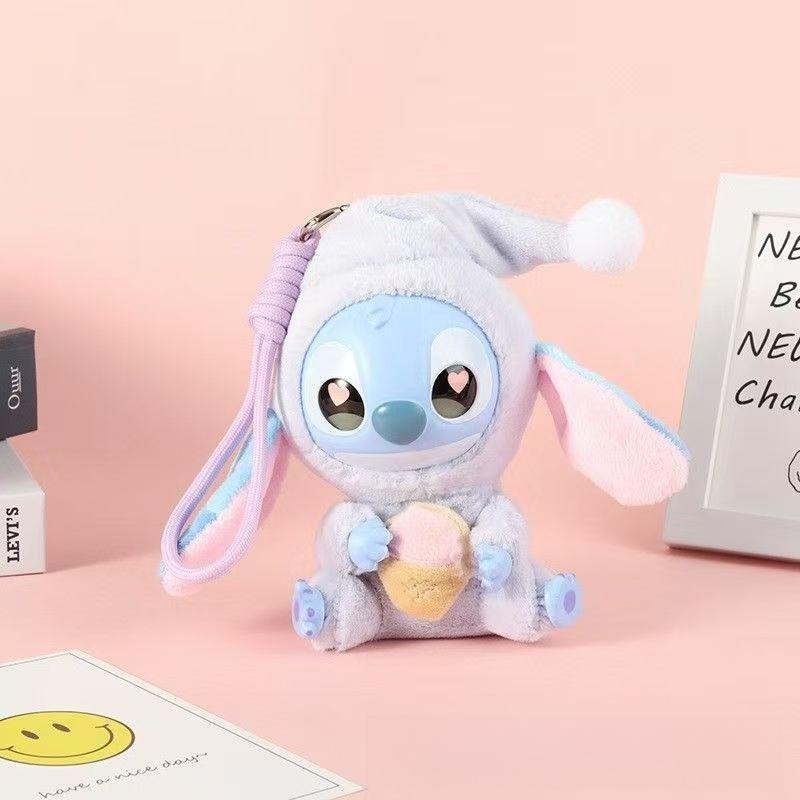 Disney 1pc Stitch Plush Toy Blind Box Enamel Doll Key Backpack Pendant Childrens Figurine Decoration