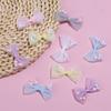 10pcs/lot 3x4cm Candy Color Organza Bows Mesh Lace Bow With Foam Ball For Girls DIY Clothing Headwear Decorative Accessories
