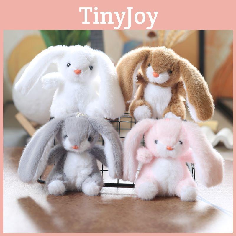 Rabbit Plush Cute Toy Keychain Pp Cotton Stuffed Bag Decor Gift For Girls Kids