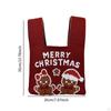 Christmas Wristlet Bag Cute Women Wrist Knotted for Valentines Party