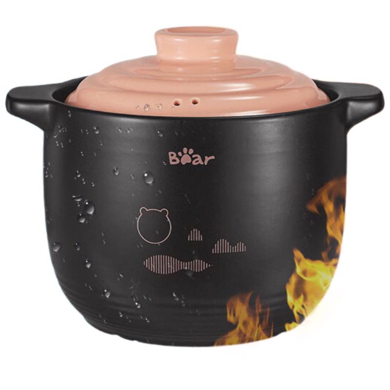 Bear 6.5L Ceramic Stew Casserole Pot