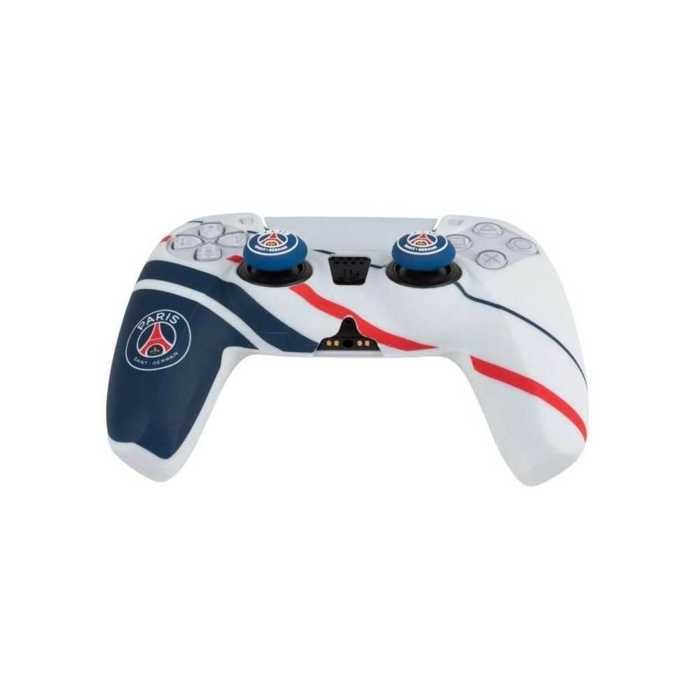 Schutzhülle für PS5 DualSense Controller - KONIX Naruto Shippuden - Silikon - Daumenkappen - Blau, Weiß und Rot