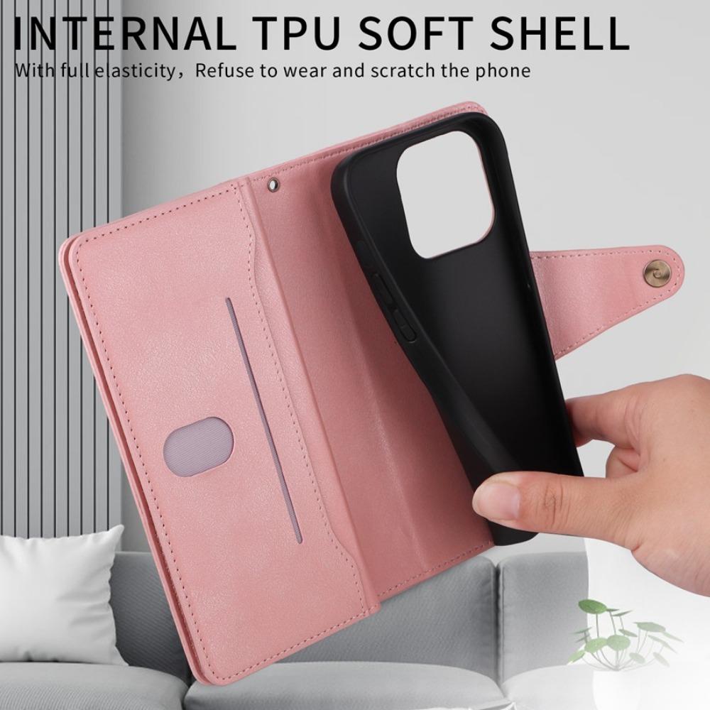 Zipper Wallet Phone Case for IPhone 15 14 13 12 11 Pro Max Mini XS XR X 7 8 Plus SE   Card Slots Strap Leather Cover