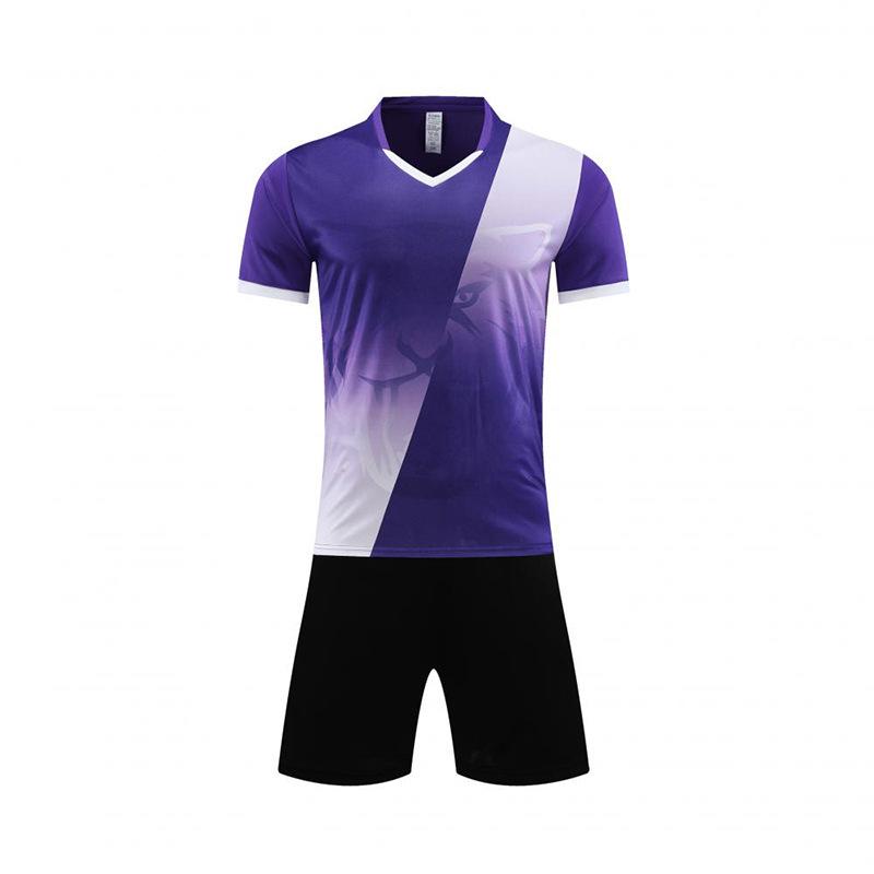 Girls' School Football Team Uniform Set - Short Sleeve Jersey & Shorts for Training
