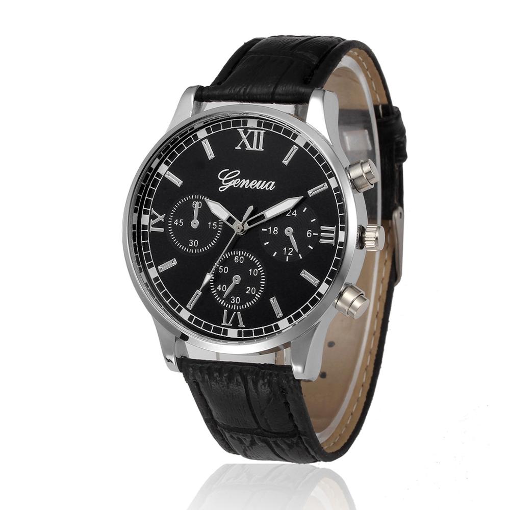 Men's Watches Relogio Masculino Erkek Kol Saati Reloj Hombre Elegant Fashion Man Watch Luxury Geneva Men Clock Montre Homme