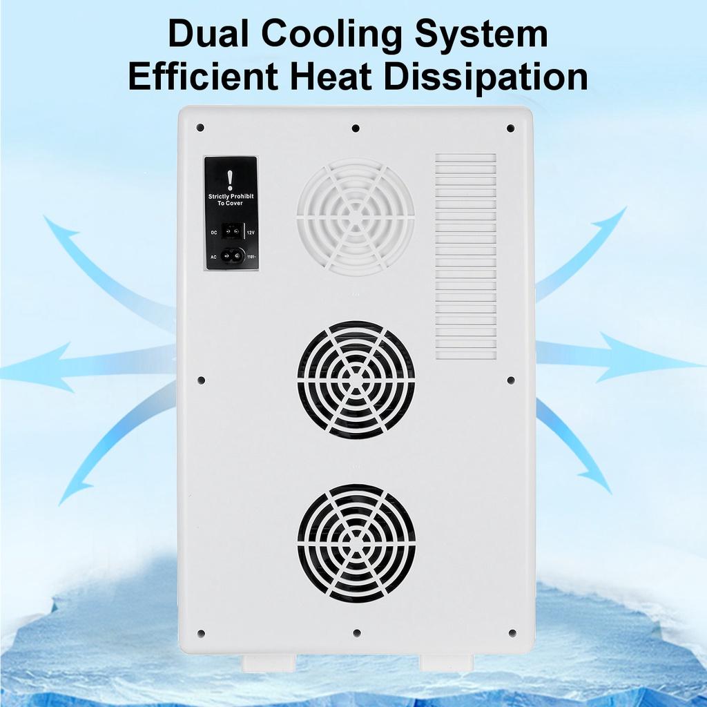 Mini Car Refrigerator LCD Display Outdoor Portable Fridge Freezer Cooler or Warmer For Home Travel Camping 20L