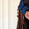 Exquisite Blue Butterfly Tassel Hair Clip | Ethnic Chinese Style