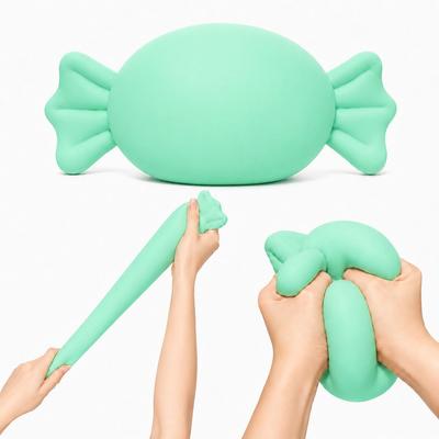 Large Candy Shaped Squeeze Toy Stress Relief Toy Super Stretchy Soft Venting Toy Sensory Fidget Toy Fun Gift for Kids and Adults