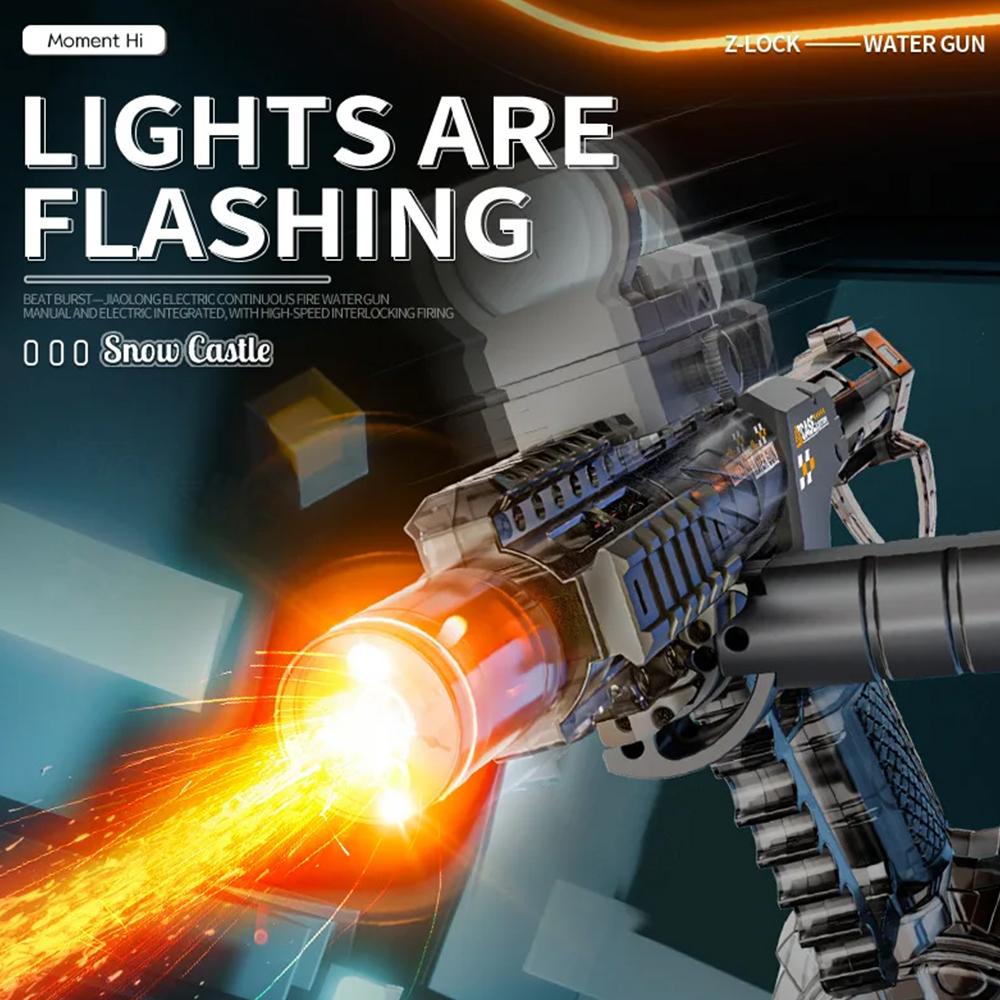 Fire Breathing Dragon Electric Water Guns Toys for boy Automatic Linkage boy Shooting Game Squirt Gun Summer Outdoor Toy