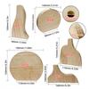 Handmade Vase Homestay Natural Materials Retro Wood Home Decorations Floral Art DIY Crafts Living Room 4 Styles