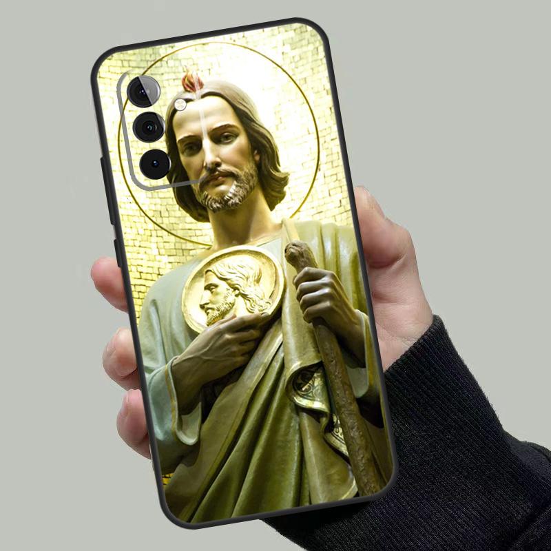 San Judas Tadeo Case For Samsung Galaxy A54 A53 A52 A34 A32 A72 A13 A23 A14 A33 A12 A22 A71 A51 Phone Cover
