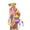 Keychain Macaron Color Beads Portable Anti-Lost Mobile Phone Chain Gourd Design Key Chain Bag Hanger Backpack Accessory