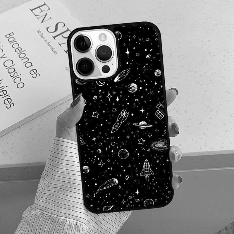 Cartoon Rocket Phone Case cover For iPhone 17 Air 15 16 16e 14 13 Pro Max Coque 12 11 Pro Max For Apple PLUS fundas