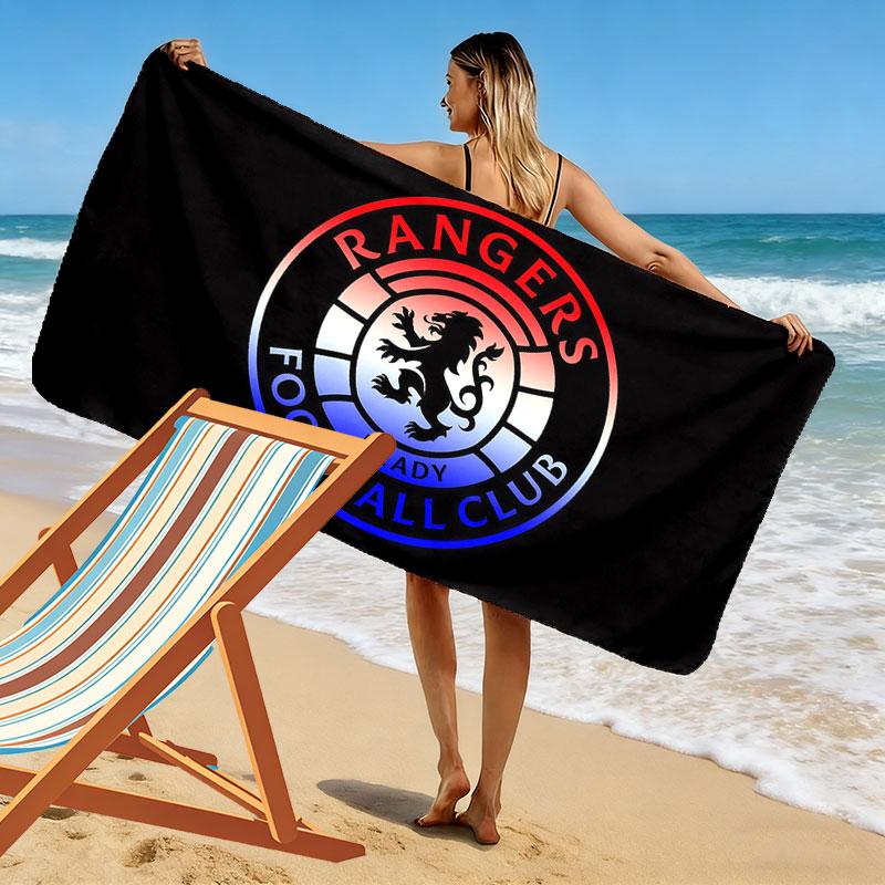 Rangers Print Beach Towel, Large Soft Quick Dry Towel for Beach Camping Swimming