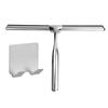 Stainless Steel Shower Squeegee Wiper Brush Multifunctional Shower Mirror Squeegee Corrosion Resistance Household Cleaning Tool