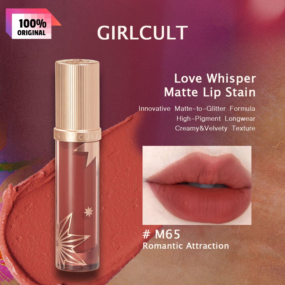GIRLCULT Love Whisper Matný rúžový stain 3,8 g / 0,13 oz