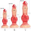 A196 Alien Phallus Dog Penis Anal Plug: Unisex Adult Masturbation and Pleasure Toy