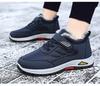 Fashion Winter Boots Men Lace-up Outdoor Winter Cotton Shoes Plush Leather Waterproof Sneakers Climbing Hunting Shoes Warm Hiking Boot