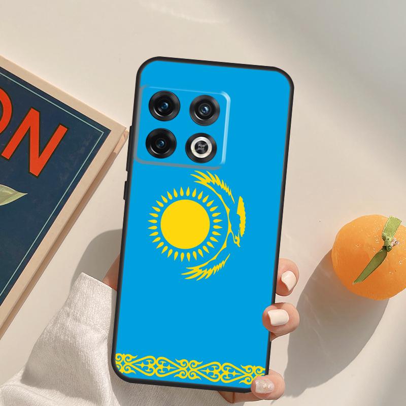 Kazakhstan Flag Case For OnePlus 13R 12R 10R 13T 10T 11 12 13 15 OnePlus Nord 5 CE 2 3 4 Lite N20 N30 Cover
