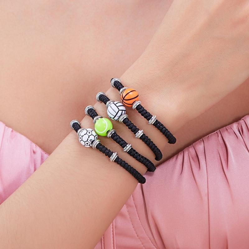 Pulseira de Fitness Ajustável com Design Tecido Feita para Entusiastas de Esportes e Declarações de Moda Uso Confortável