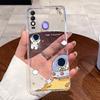 For Tecno Spark 8 8T 8P 9T (India) 7 Pro 7T Case Clear Silicone Soft TPU Jelly Cover KG6 KG7H KG7 KF6 Cute Rabbit Cat Phone Case