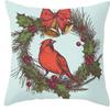 Christmas Decoration Cushion Cover for Sofa Livingroom Throw Pillow Cover % Polyester Resuable Pillow Case Drop Shipping