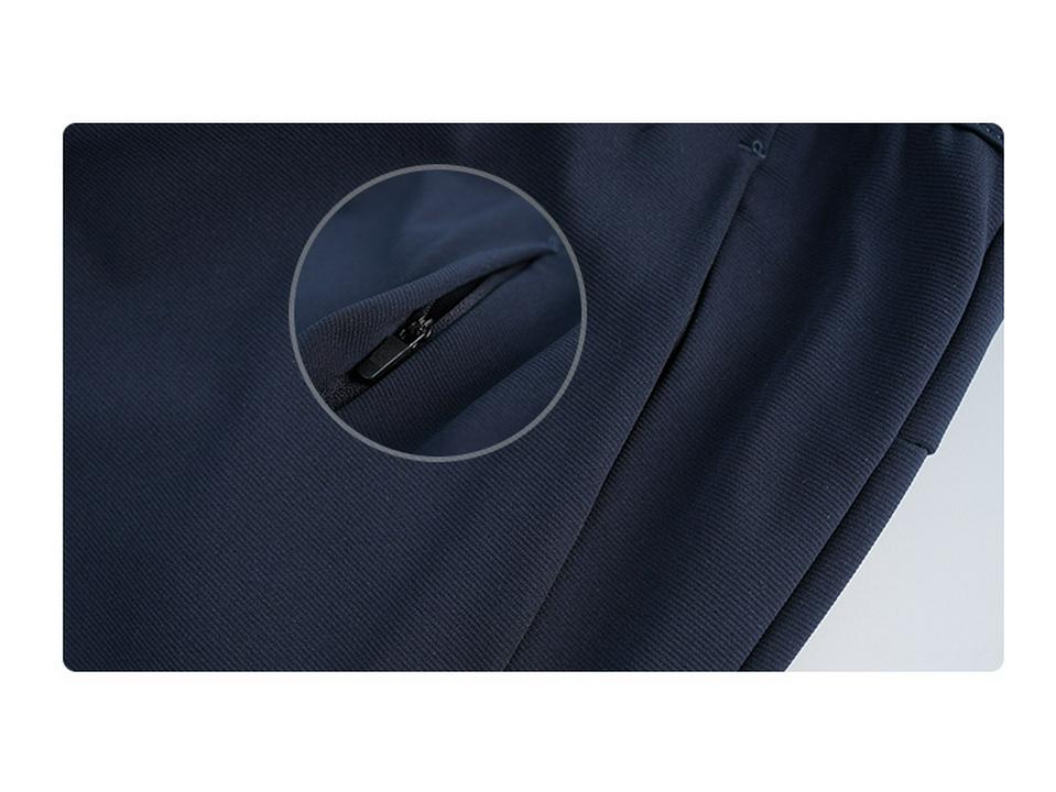 Di Jia Pánské Slim Fit Business Sportovní Kalhoty - Ležérní, S Manžetou, Trendy Outdoorové Oblečení