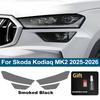 Hochglänzende Rauchschwarze TPU-Scheinwerferschutzfolie für Skoda Kodiaq MK2 MK1 2017-2026 Vorgeschnittenes PPF-Kratzfestes Vinyl-Kit