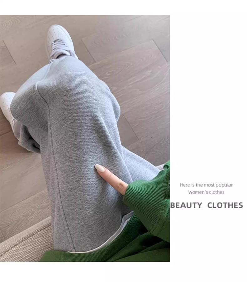 Girls' Autumn 2025 Sweatpants: New Fashionable, Loose-Fit, Long Sports Pants for Big Kids