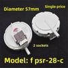 Pressure mechanical sensor switch for fully automatic washing machine to control electronic water level sensor