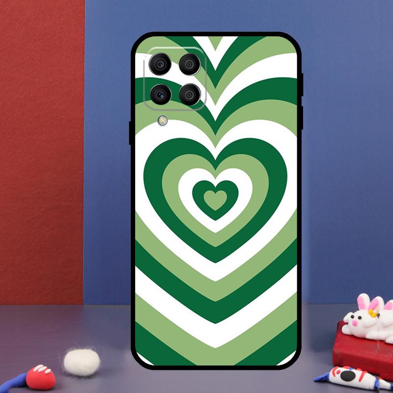 

green aesthetic For Samsung Galaxy M33 M13 M23 M53 M15 M55 M31 M51 M14 M34 M54 M20 M30s M32 M52 Phone Case Samsung M55