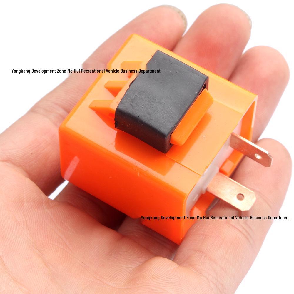 12V 2-Pin Signal Flasher Buzzer for Off-road Vehicles, ATVs, Beach Cars, and Skateboards