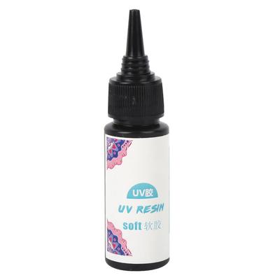 UV Fast Drying Resin Glue Soft DIY Clothing Accessories for Making Jewelry Craft(25g )
