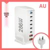 268W Gallium Nitride Multi-Port Fast Charger for Phones, Tablets, Laptops