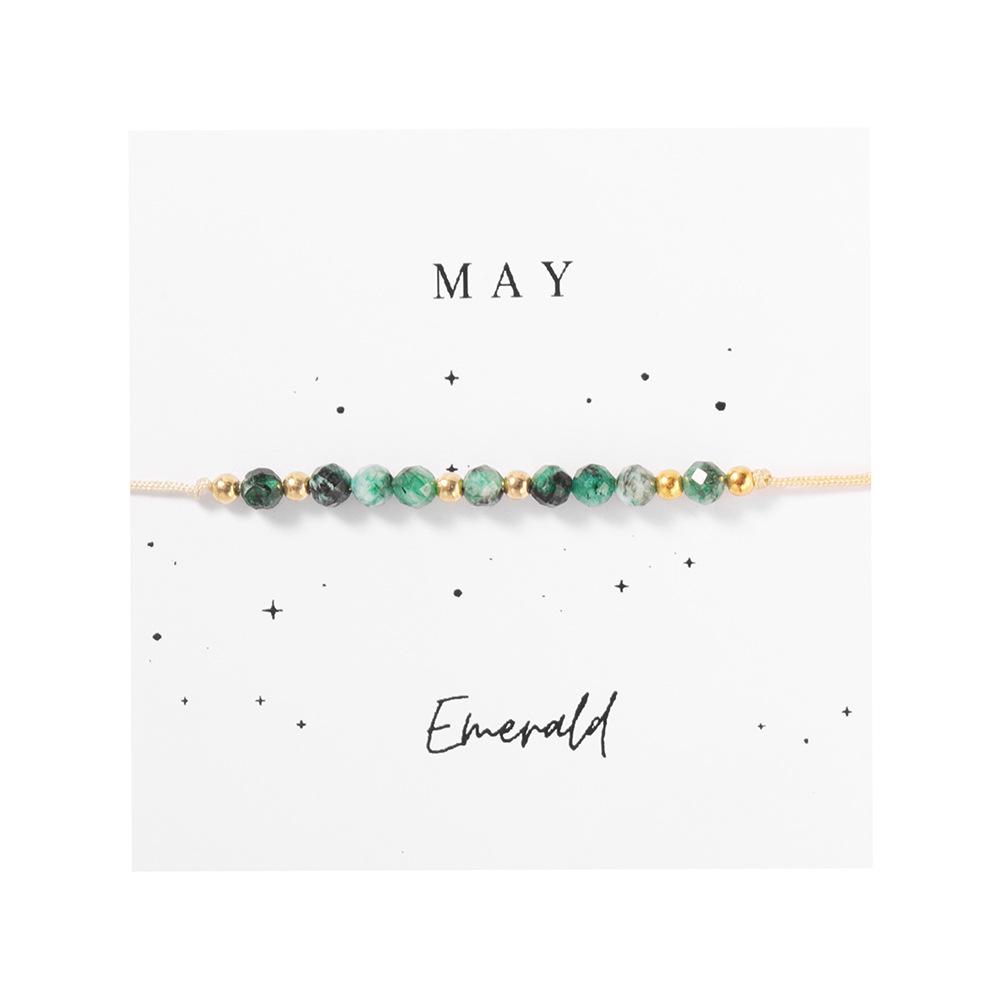 Festive Gifts Multicolor Faceted Stone Beaded Bracelet Set Delicate Fashion Jewelry for Women Daily Wear Simple Versatile Accessory