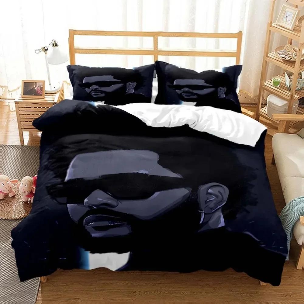 Comforter Die Weeknd Fashion Pop Singer 3D Printed Bedding Queen Bedding Set King Size Bedding Set Soft And Comfortable