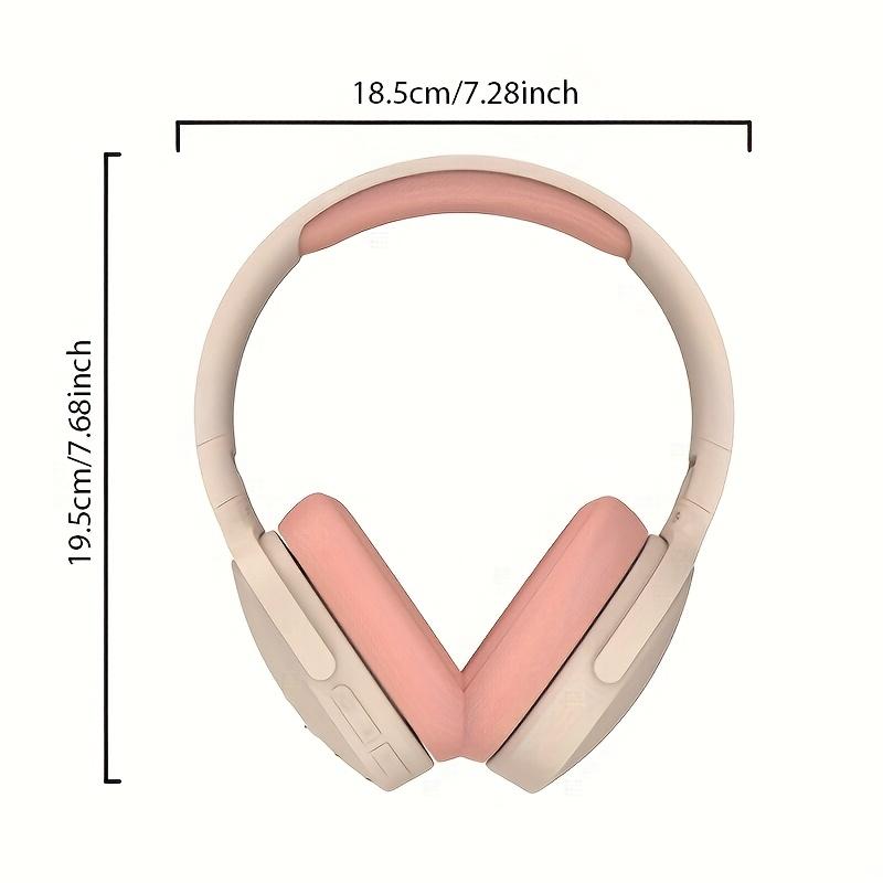 Foldable Wireless Bluetooth 5.3 Headphones 3D Stereo Headset Noise Reduction Music Gaming Earphones with Mic