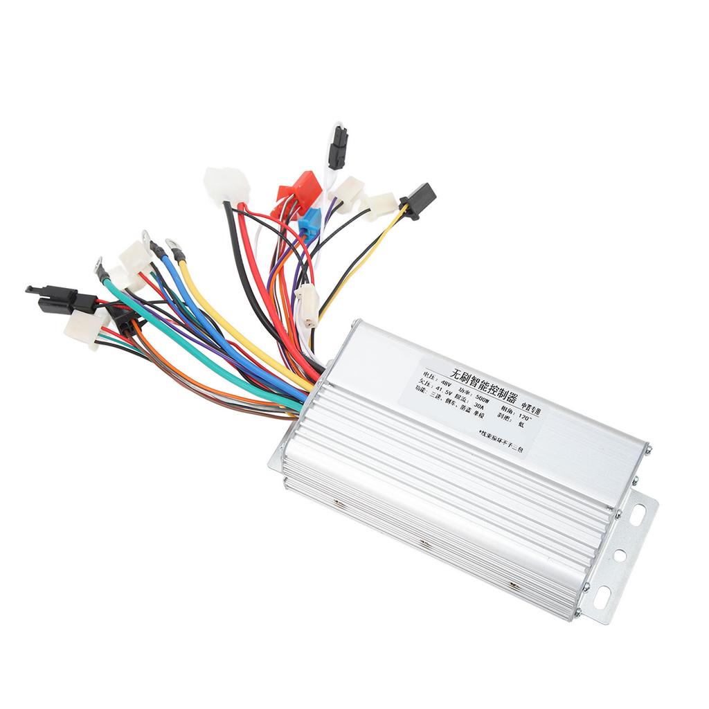 48V 500W Brushless Controller Aluminium Alloy Electric Bike Brushless Motor Controller for Electric Bicycle Scooter