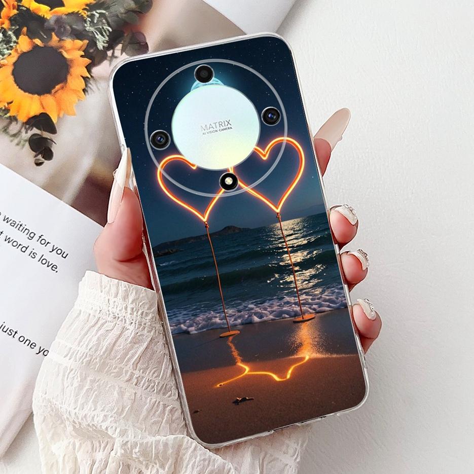 Für Honor Magic6 Lite Hülle HonorX9B ALI-NX1 Coole Drachenbemalte Abdeckung Weiche Silikonhülle Für Honor X9B Magic 6 Lite Fundas Coque