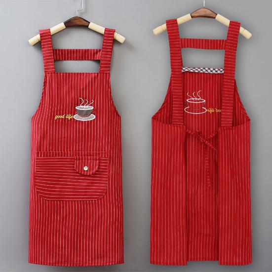 Användbart, snabbtorkande, snabbtorkande bomullsförkläde med stor ficka för handtorkningsförkläde för kock