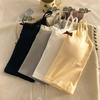 Camisole Vest Summer Cute Niche Design Sense Outer Wear Slimming Chest Pad Slim Sleeveless Metal Free Underwear