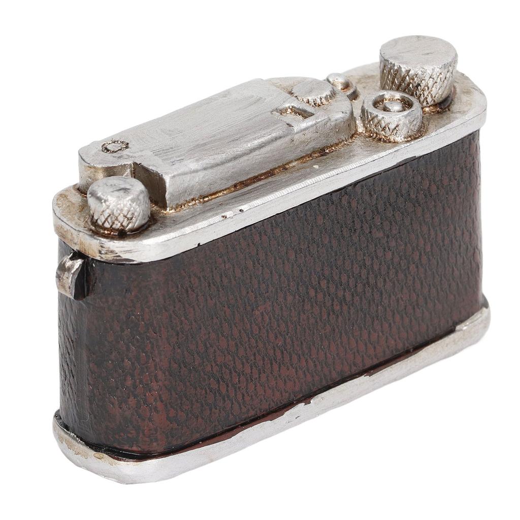 Miniature Camera 1/6 Scale Cute Vintage Style Portable Synthetic Resin Dollhouse Decoration Toys for Birthday Present