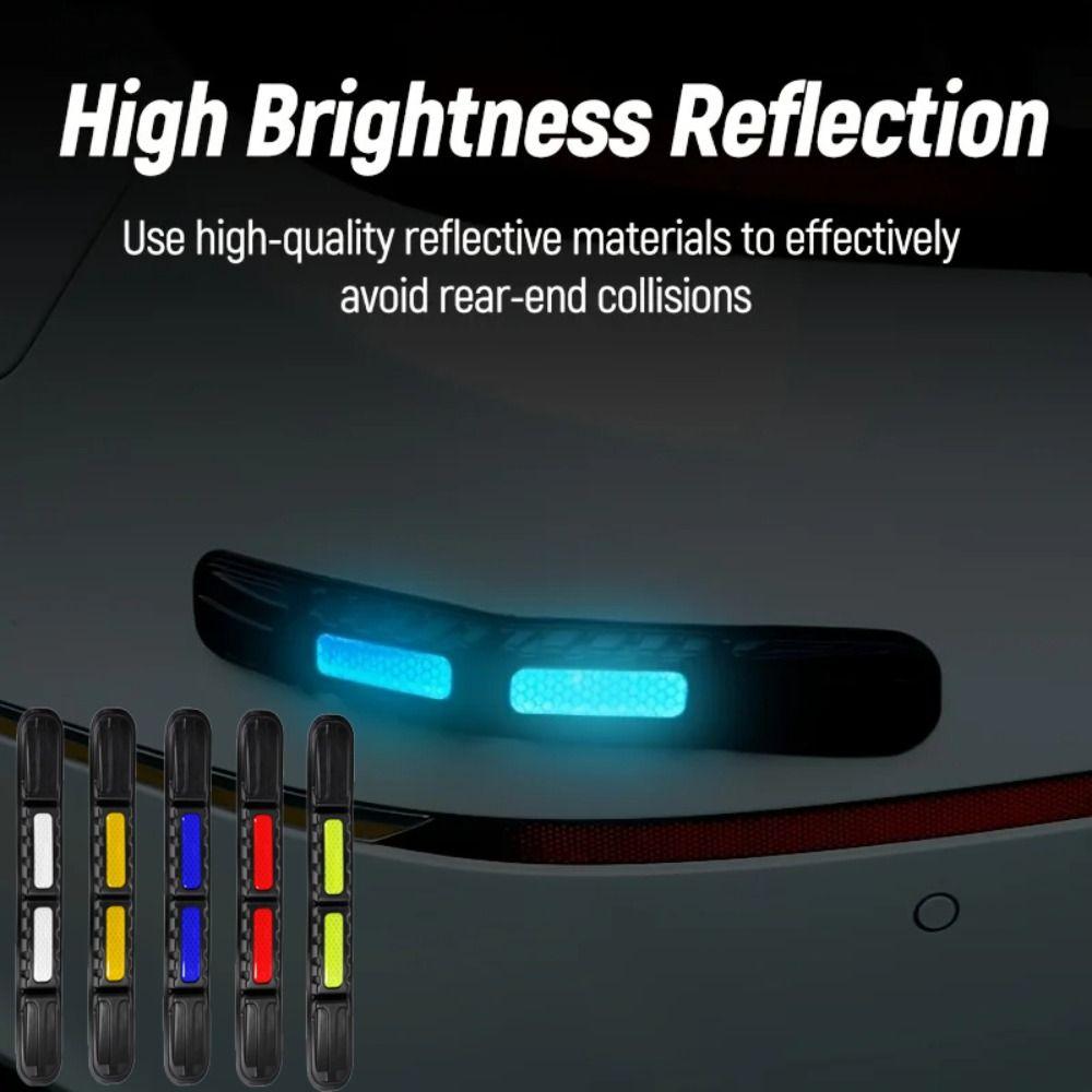 2Pcs TPU Material Car Anti-Collision Patch Self-Adhesive Auto Door Edge Guards Auto Accessories