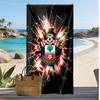 Asciugamano da Spiaggia con Stampa del Southampton Football Club, Asciugamano Grande Morbido ad Asciugatura Rapida per Spiaggia Campeggio Nuoto